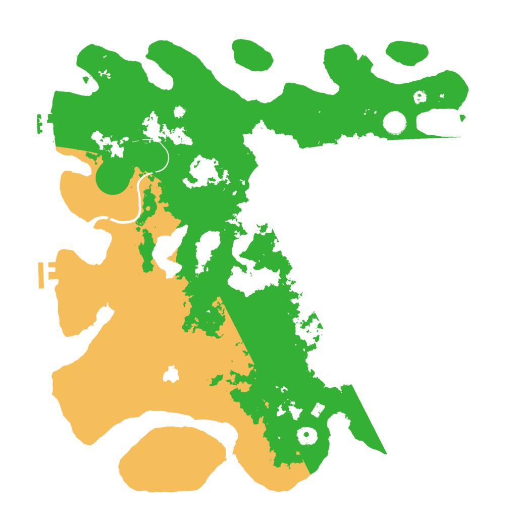 Biome Rust Map: Procedural Map, Size: 4000, Seed: 246810