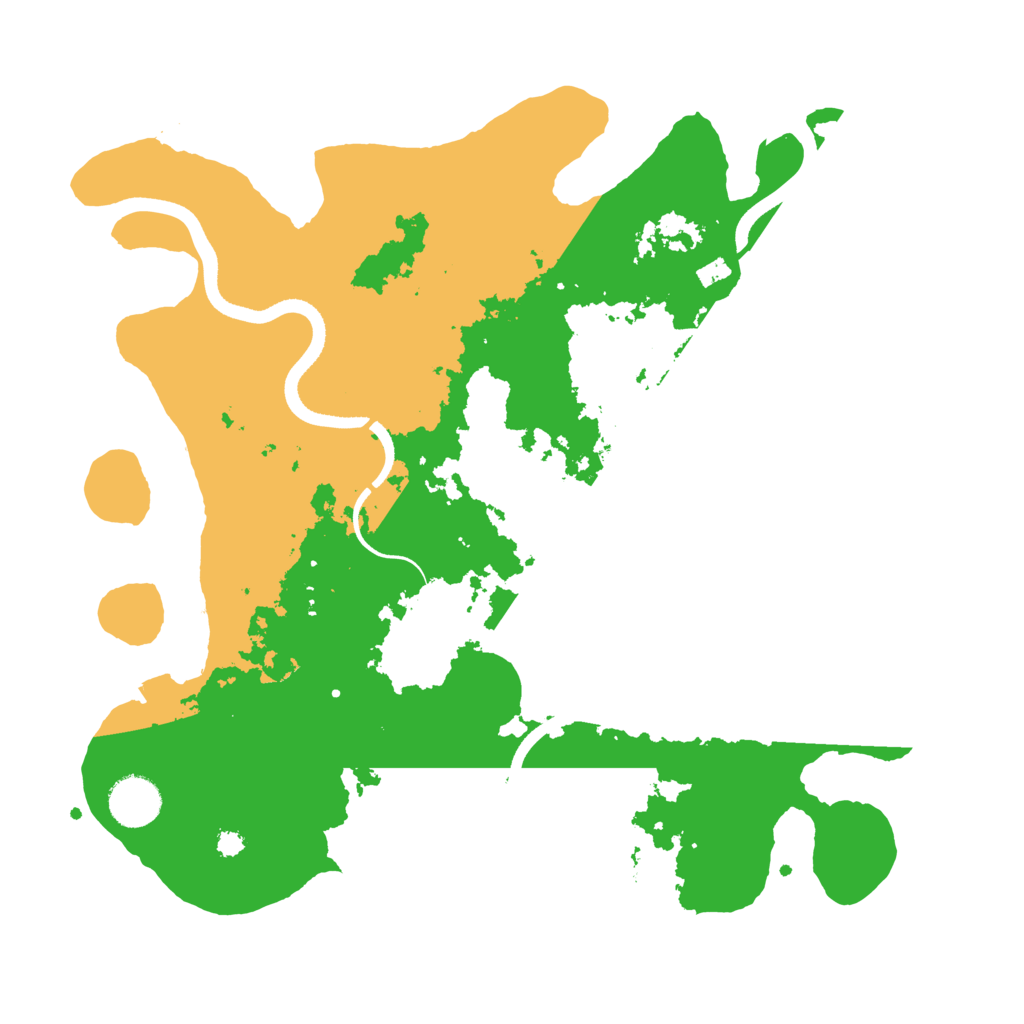 Biome Rust Map: Procedural Map, Size: 3500, Seed: 677702850