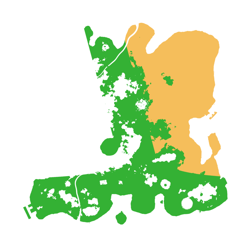 Biome Rust Map: Procedural Map, Size: 3750, Seed: 197126799