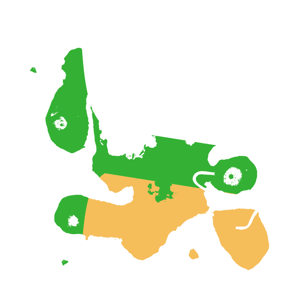 Biome Rust Map: Procedural Map, Size: 2500, Seed: 1232345