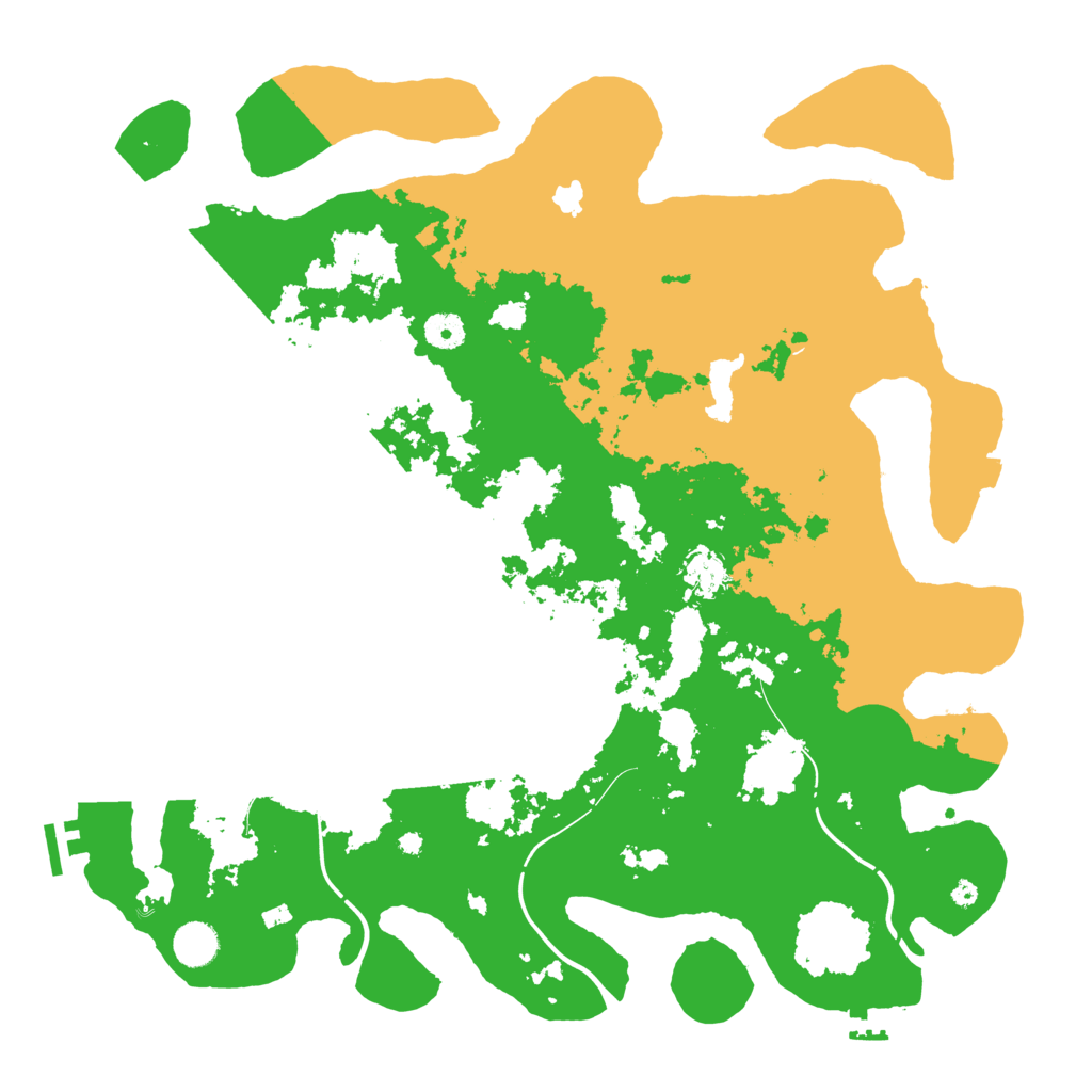 Biome Rust Map: Procedural Map, Size: 4250, Seed: 12083