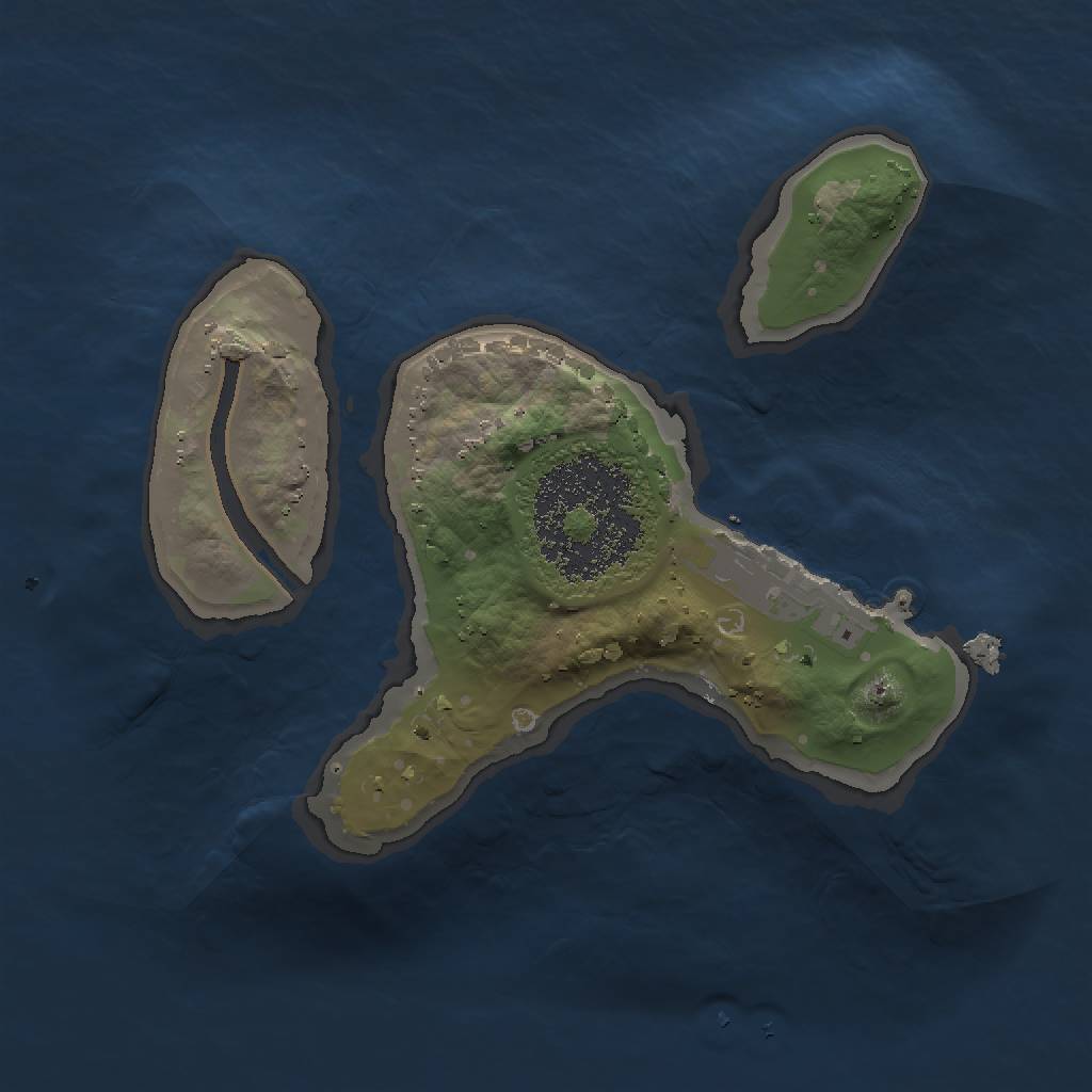 Rust Map: Procedural Map, Size: 1400, Seed: 56152715, 7 Monuments