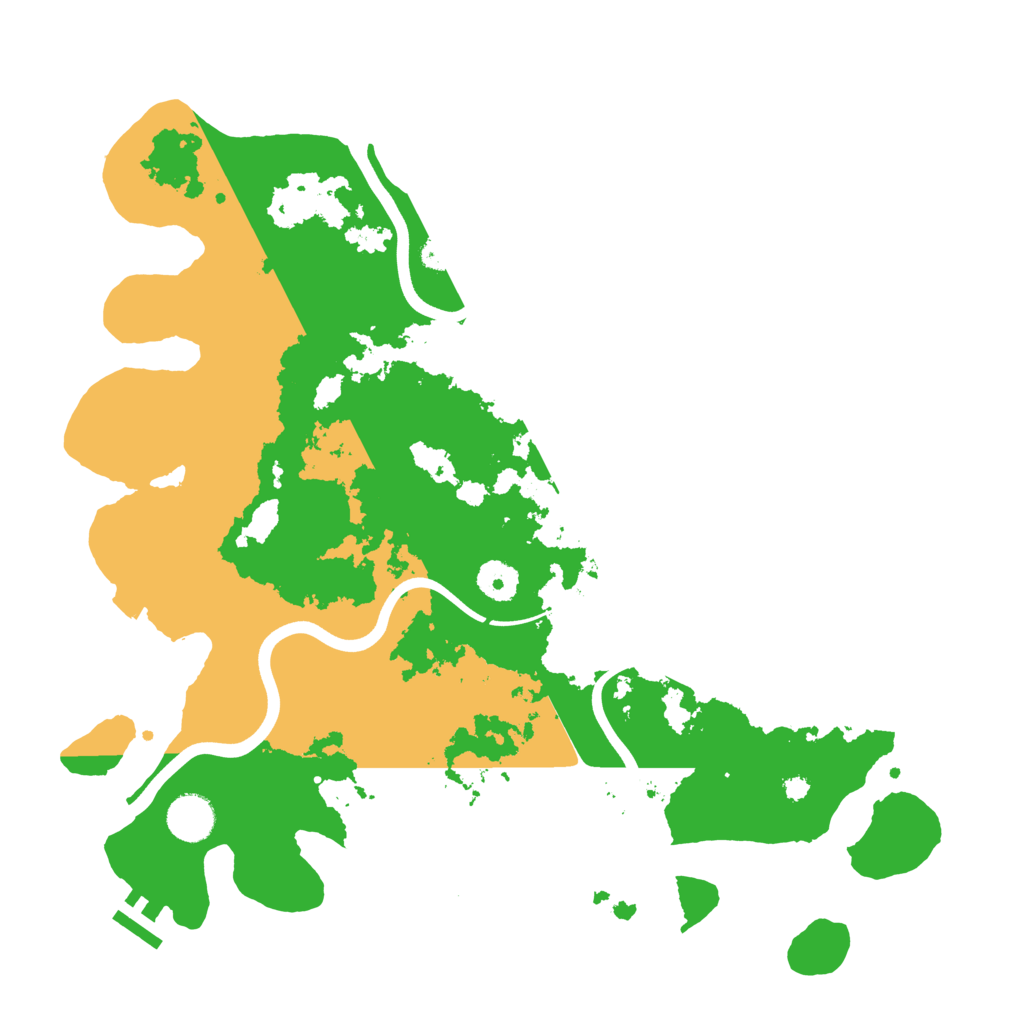 Biome Rust Map: Procedural Map, Size: 3800, Seed: 817631