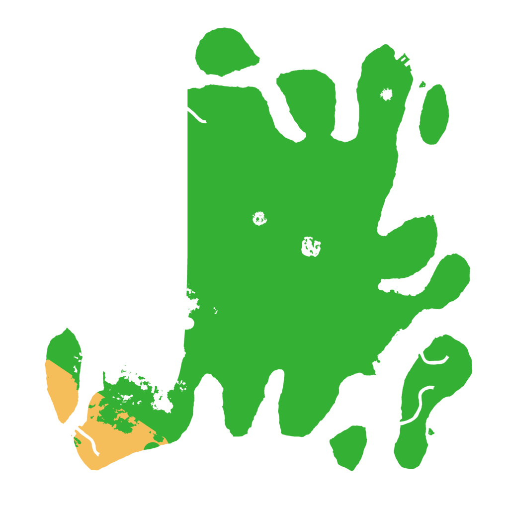 Biome Rust Map: Procedural Map, Size: 3800, Seed: 4556542