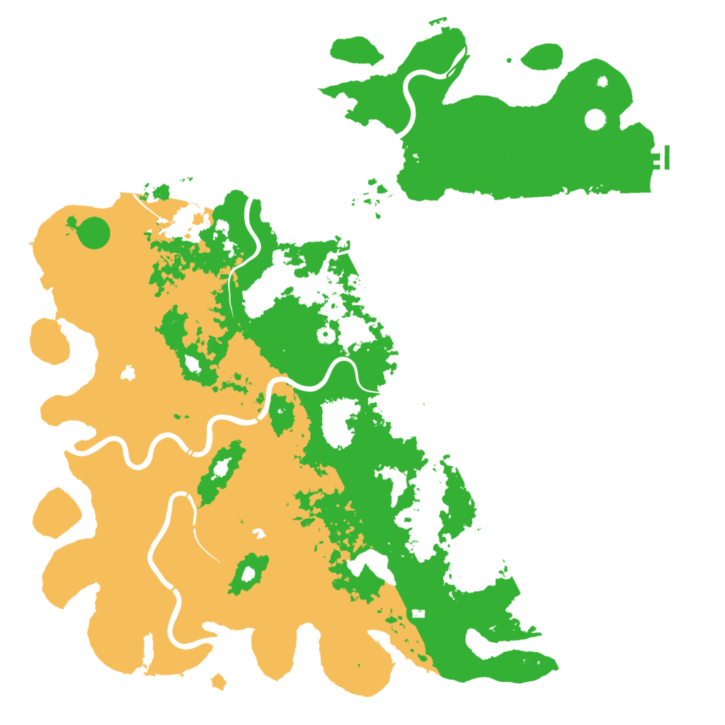 Biome Rust Map: Procedural Map, Size: 6000, Seed: 1032369632