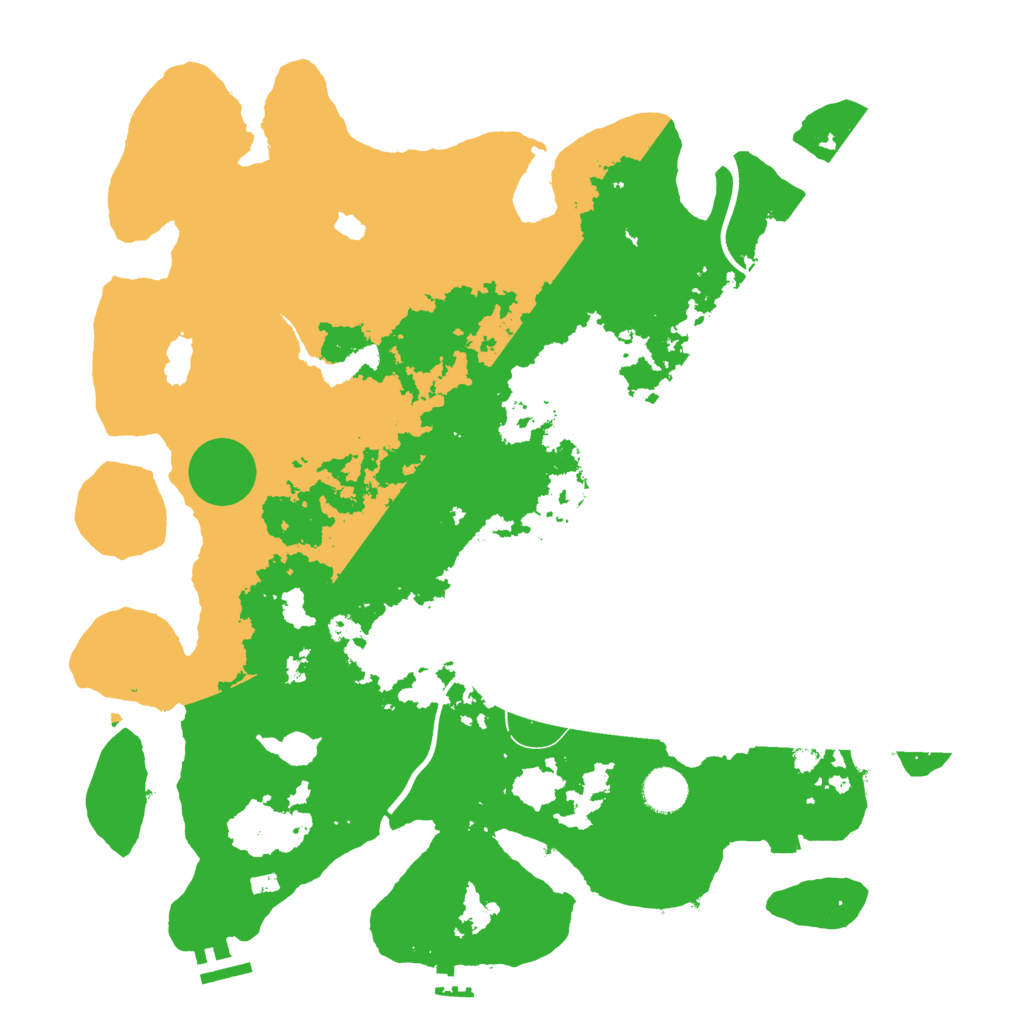 Biome Rust Map: Procedural Map, Size: 4000, Seed: 1230609215