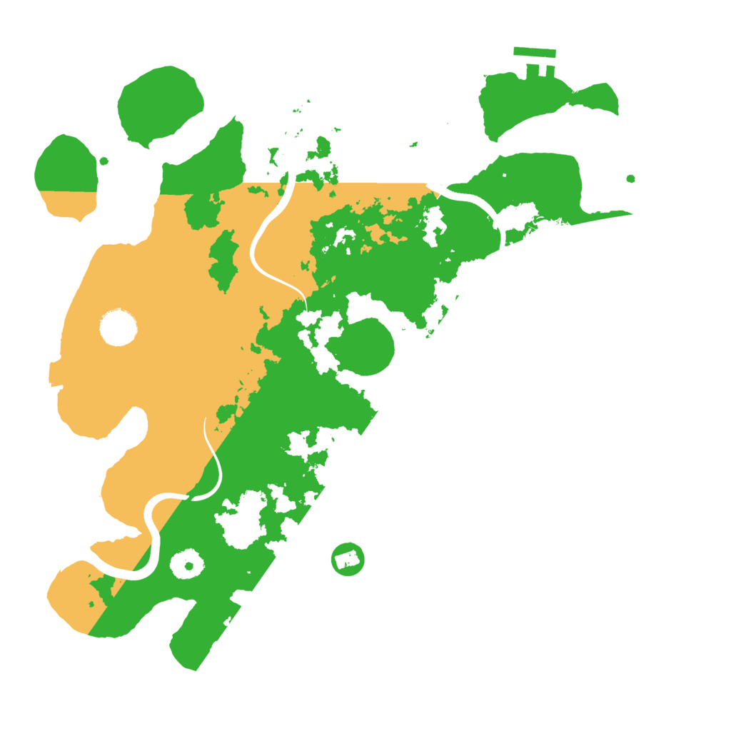 Biome Rust Map: Procedural Map, Size: 3500, Seed: 360300418