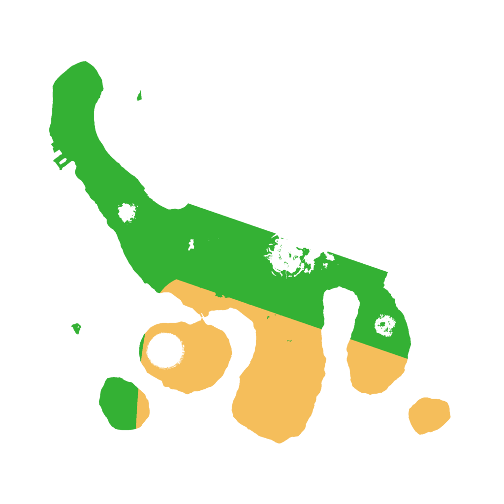 Biome Rust Map: Procedural Map, Size: 2500, Seed: 68173