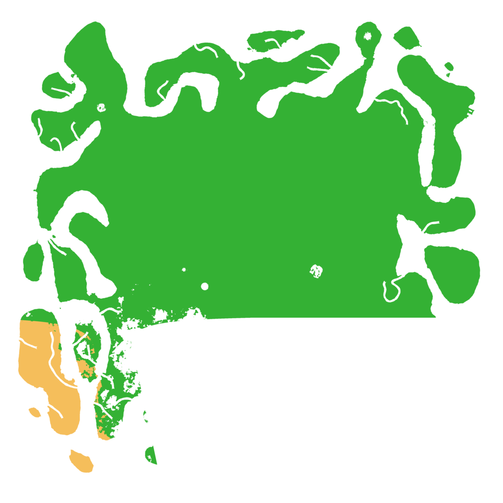 Biome Rust Map: Procedural Map, Size: 6000, Seed: 3301989