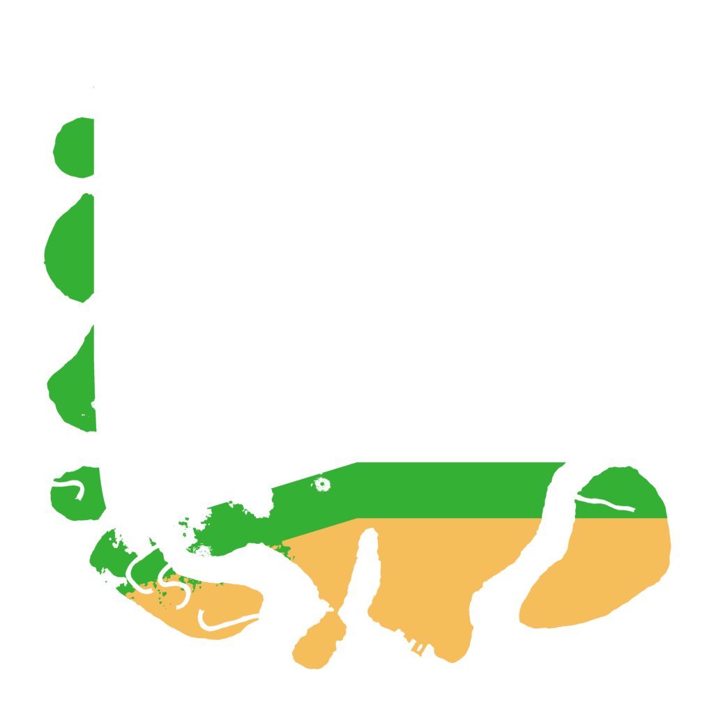 Biome Rust Map: Procedural Map, Size: 3700, Seed: 2051496927