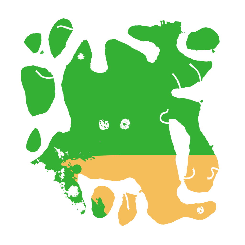 Biome Rust Map: Procedural Map, Size: 3500, Seed: 979542031