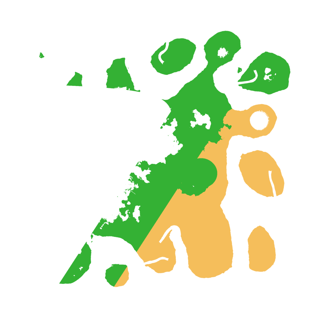 Biome Rust Map: Procedural Map, Size: 3000, Seed: 63543643