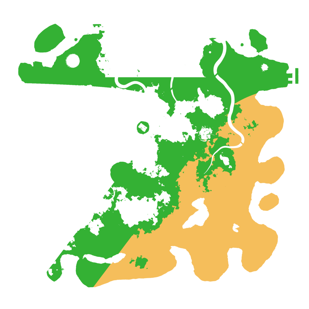Biome Rust Map: Procedural Map, Size: 4000, Seed: 55844