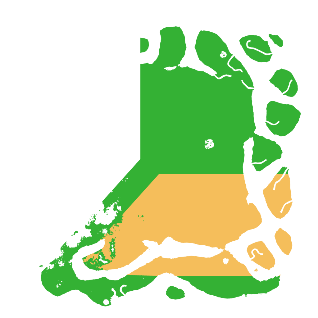 Biome Rust Map: Procedural Map, Size: 5000, Seed: 560847647