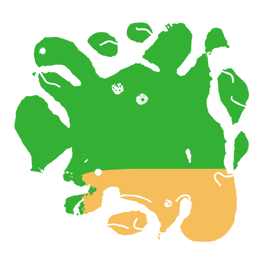 Biome Rust Map: Procedural Map, Size: 3500, Seed: 1988121696