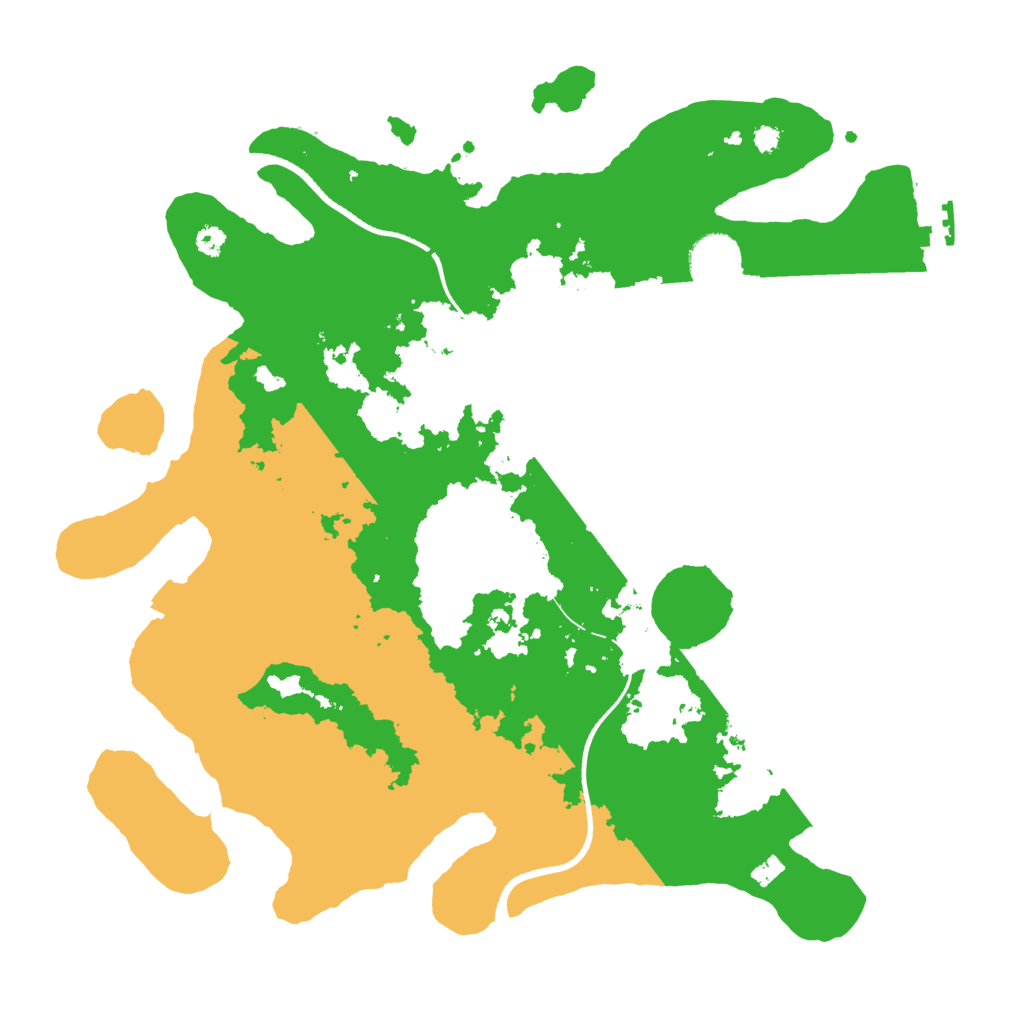 Biome Rust Map: Procedural Map, Size: 3500, Seed: 747523800