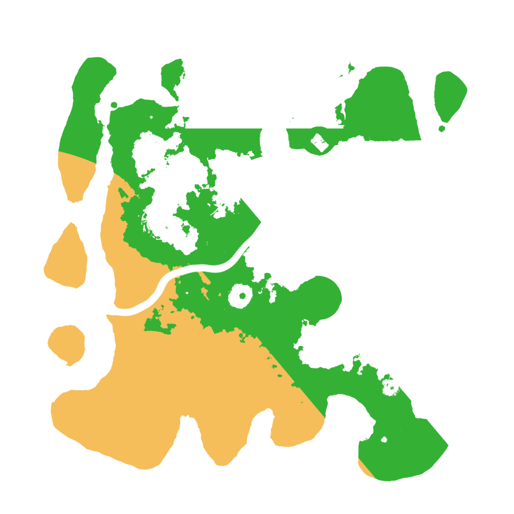 Biome Rust Map: Procedural Map, Size: 3200, Seed: 1956468697