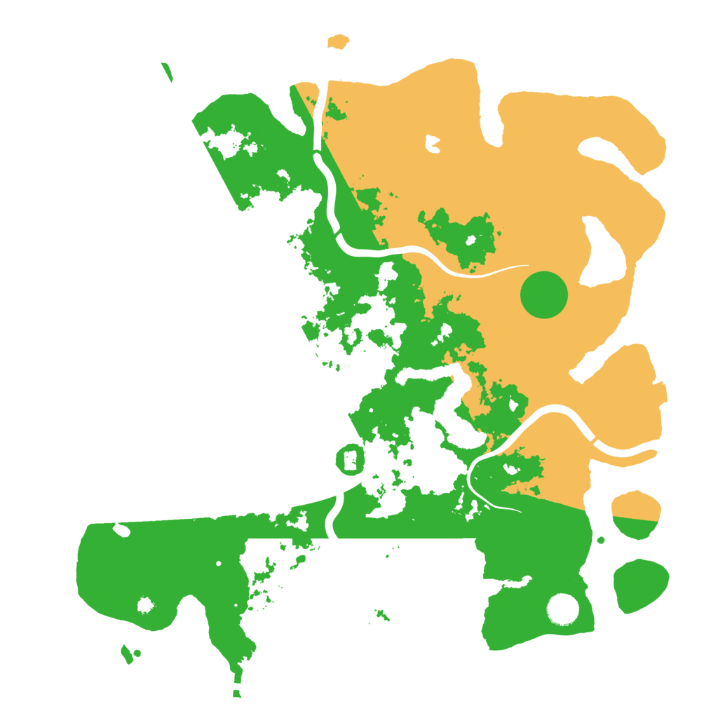Biome Rust Map: Procedural Map, Size: 4000, Seed: 19121993