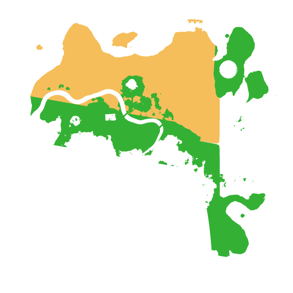 Biome Rust Map: Procedural Map, Size: 3000, Seed: 324517452