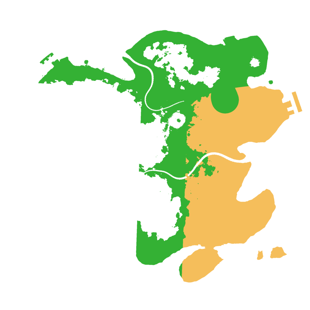 Biome Rust Map: Procedural Map, Size: 3000, Seed: 2424059