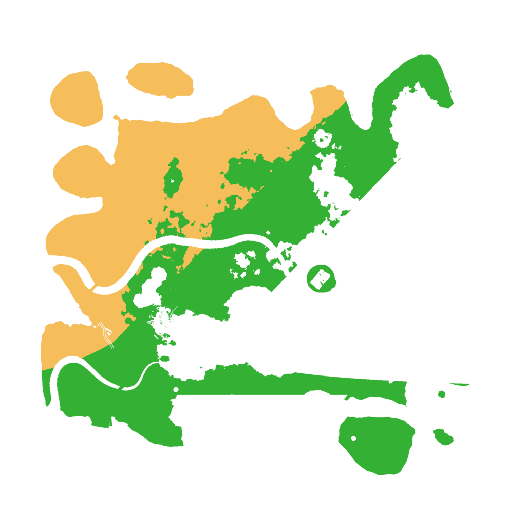 Biome Rust Map: Procedural Map, Size: 3000, Seed: 1908404205