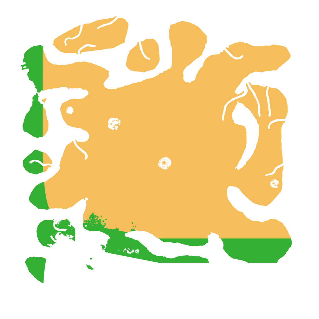 Biome Rust Map: Procedural Map, Size: 3800, Seed: 841351554