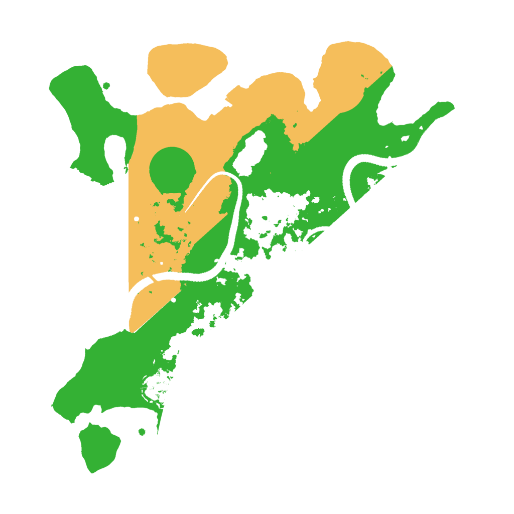 Biome Rust Map: Procedural Map, Size: 3000, Seed: 1140843257