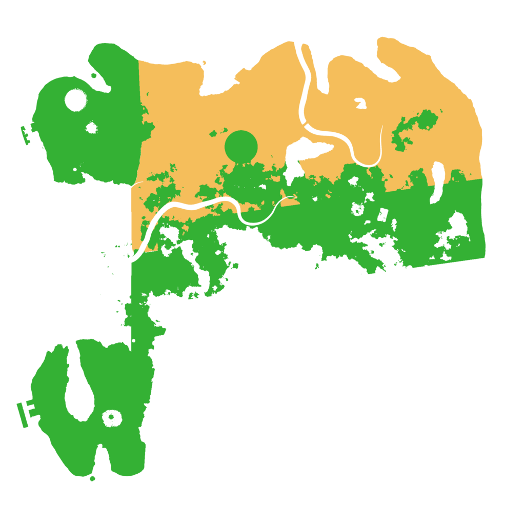 Biome Rust Map: Procedural Map, Size: 4200, Seed: 63452323