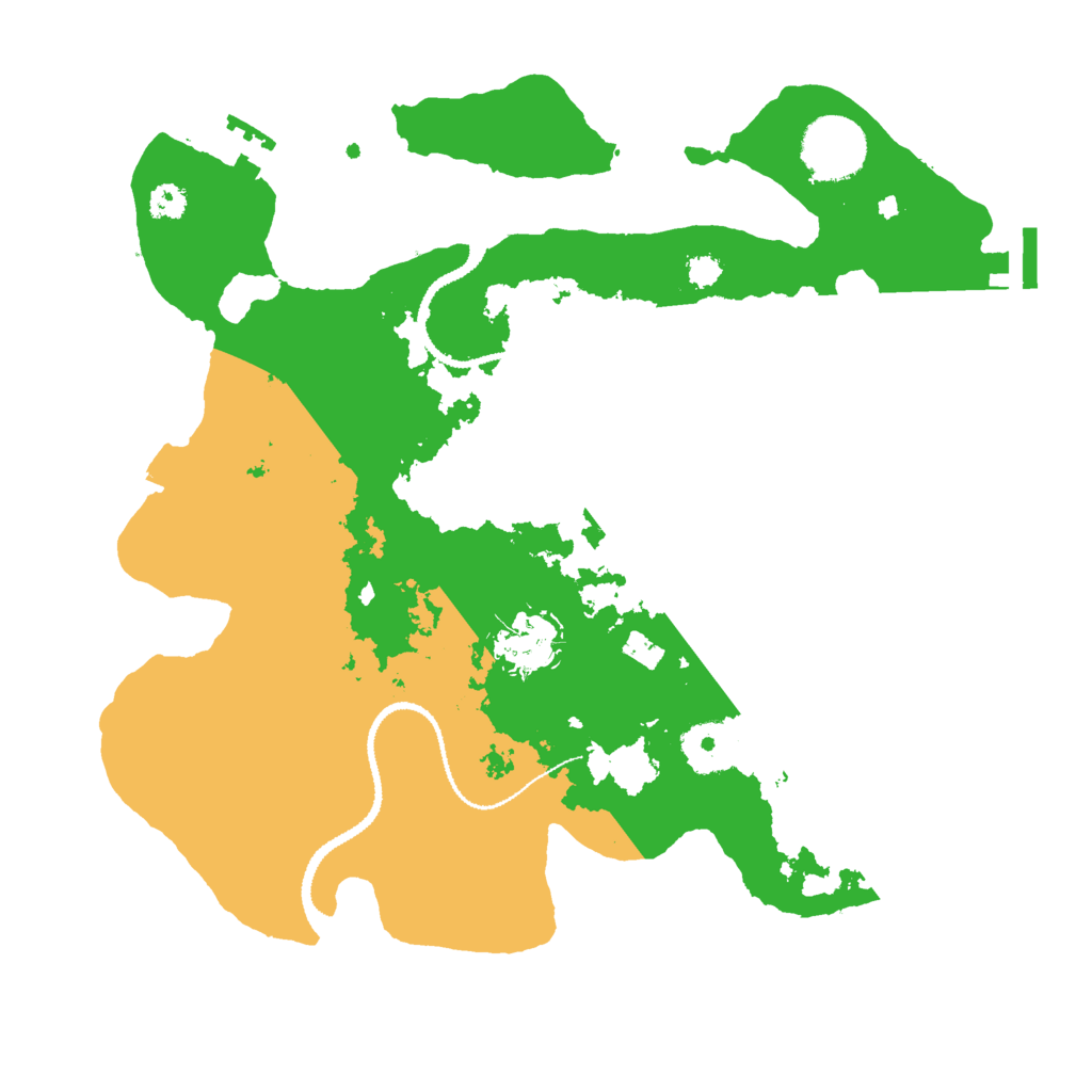Biome Rust Map: Procedural Map, Size: 3000, Seed: 1345137271