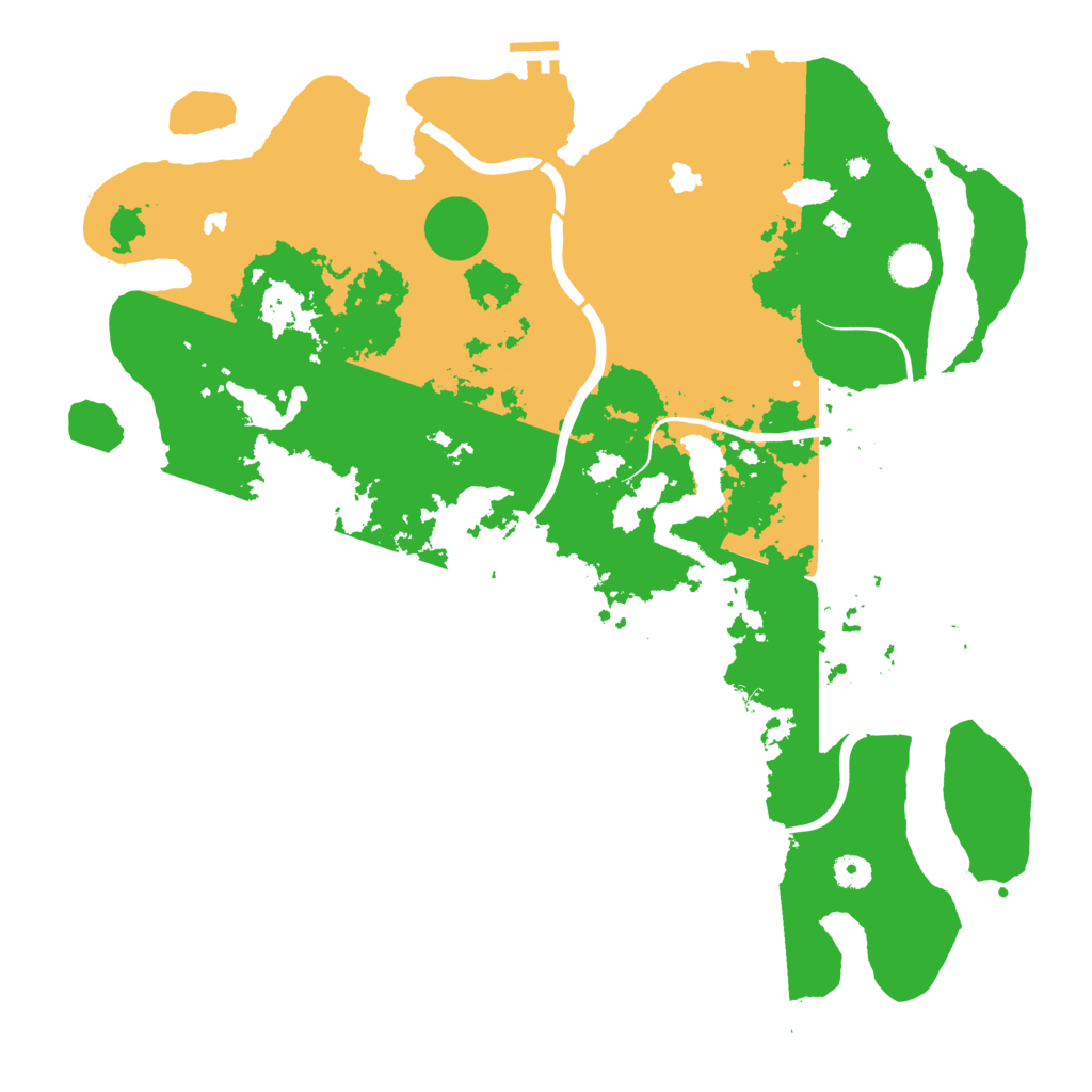 Biome Rust Map: Procedural Map, Size: 4500, Seed: 2052482009