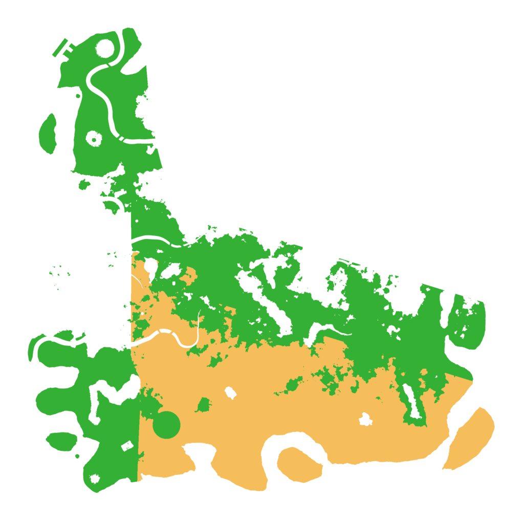 Biome Rust Map: Procedural Map, Size: 5000, Seed: 101355