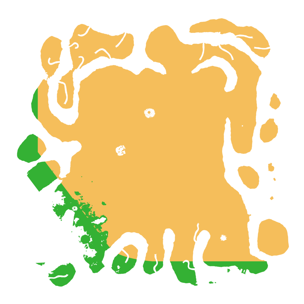 Biome Rust Map: Procedural Map, Size: 4500, Seed: 1234573