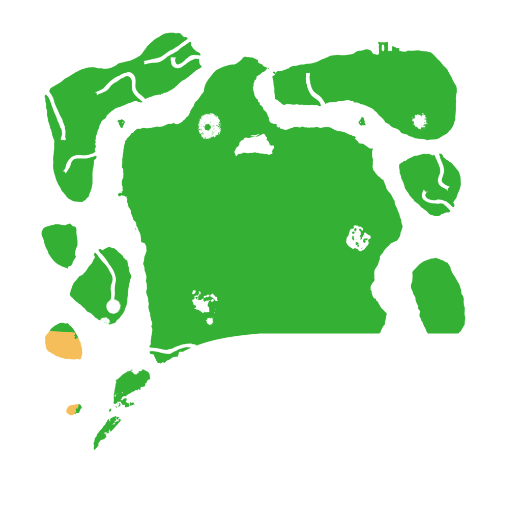 Biome Rust Map: Procedural Map, Size: 3300, Seed: 1738