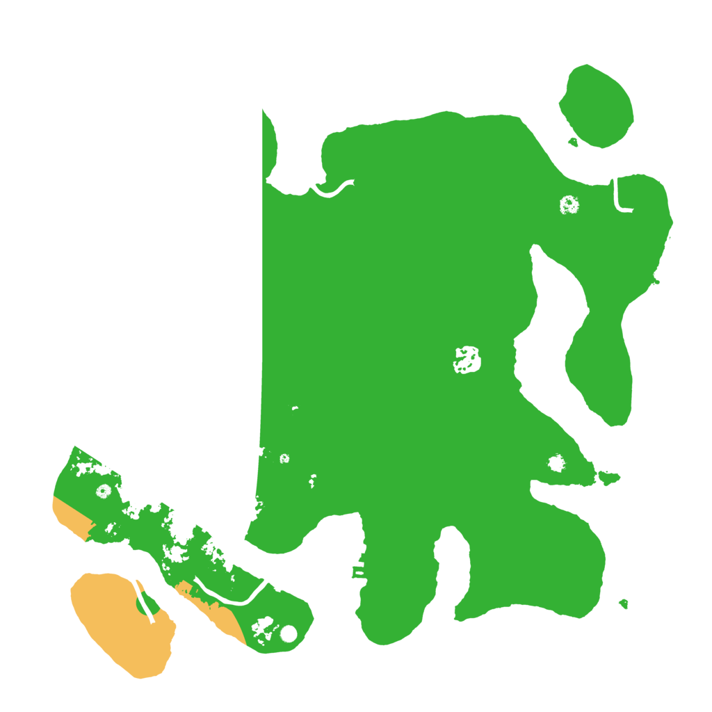 Biome Rust Map: Procedural Map, Size: 3700, Seed: 475196733