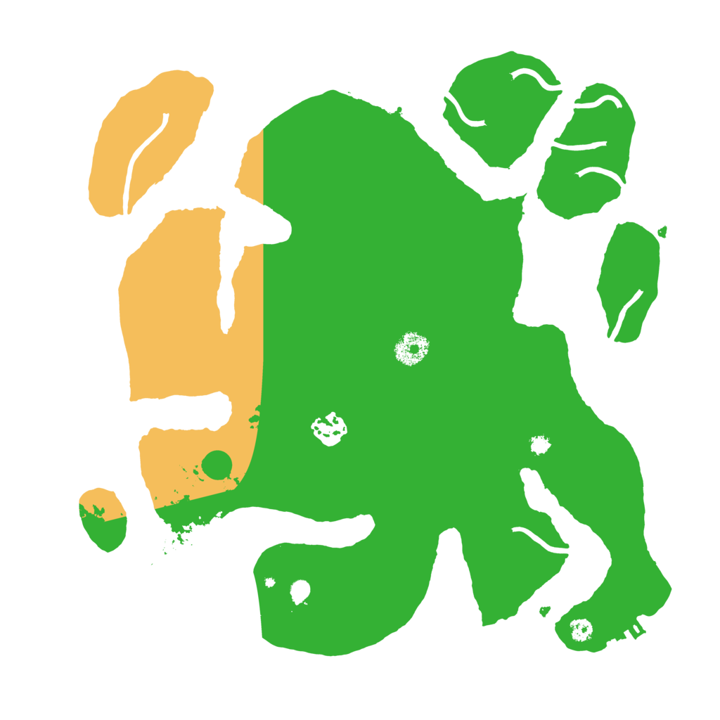 Biome Rust Map: Procedural Map, Size: 3250, Seed: 6492558