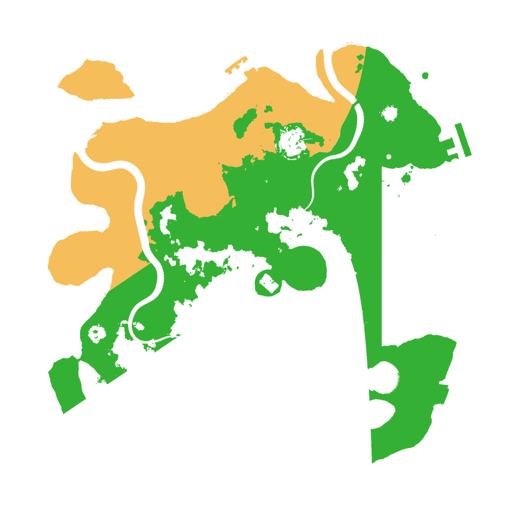 Biome Rust Map: Procedural Map, Size: 3000, Seed: 678705274