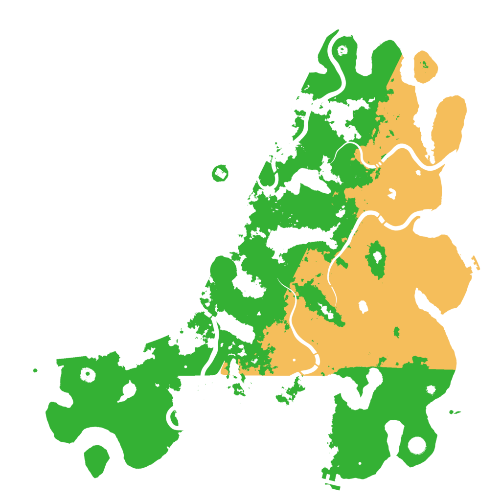 Biome Rust Map: Procedural Map, Size: 5000, Seed: 29563
