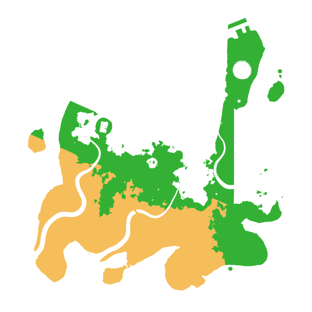 Biome Rust Map: Procedural Map, Size: 3000, Seed: 674515800