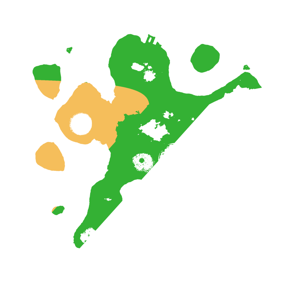 Biome Rust Map: Procedural Map, Size: 2400, Seed: 1738