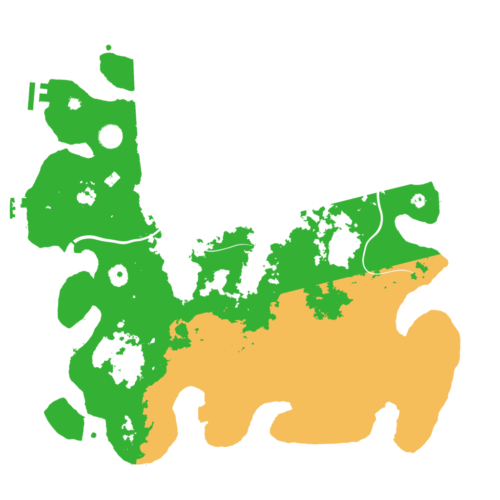 Biome Rust Map: Procedural Map, Size: 3655, Seed: 1