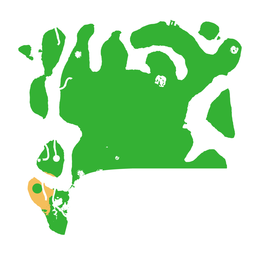 Biome Rust Map: Procedural Map, Size: 3500, Seed: 978530055