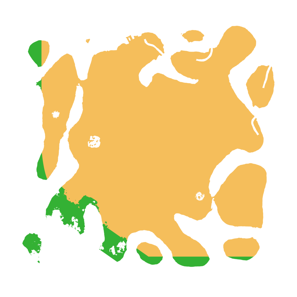 Biome Rust Map: Procedural Map, Size: 3500, Seed: 1989083