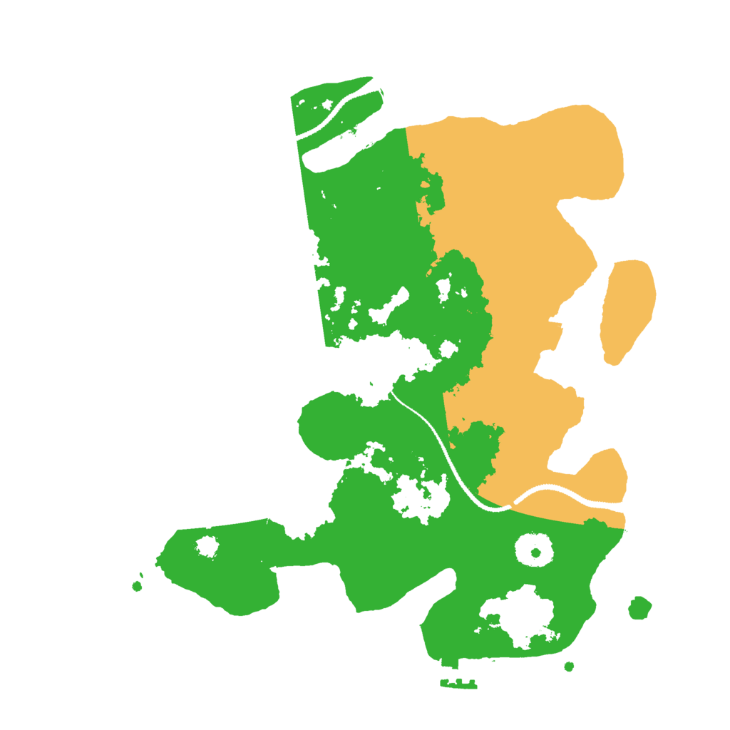 Biome Rust Map: Procedural Map, Size: 3000, Seed: 395354948