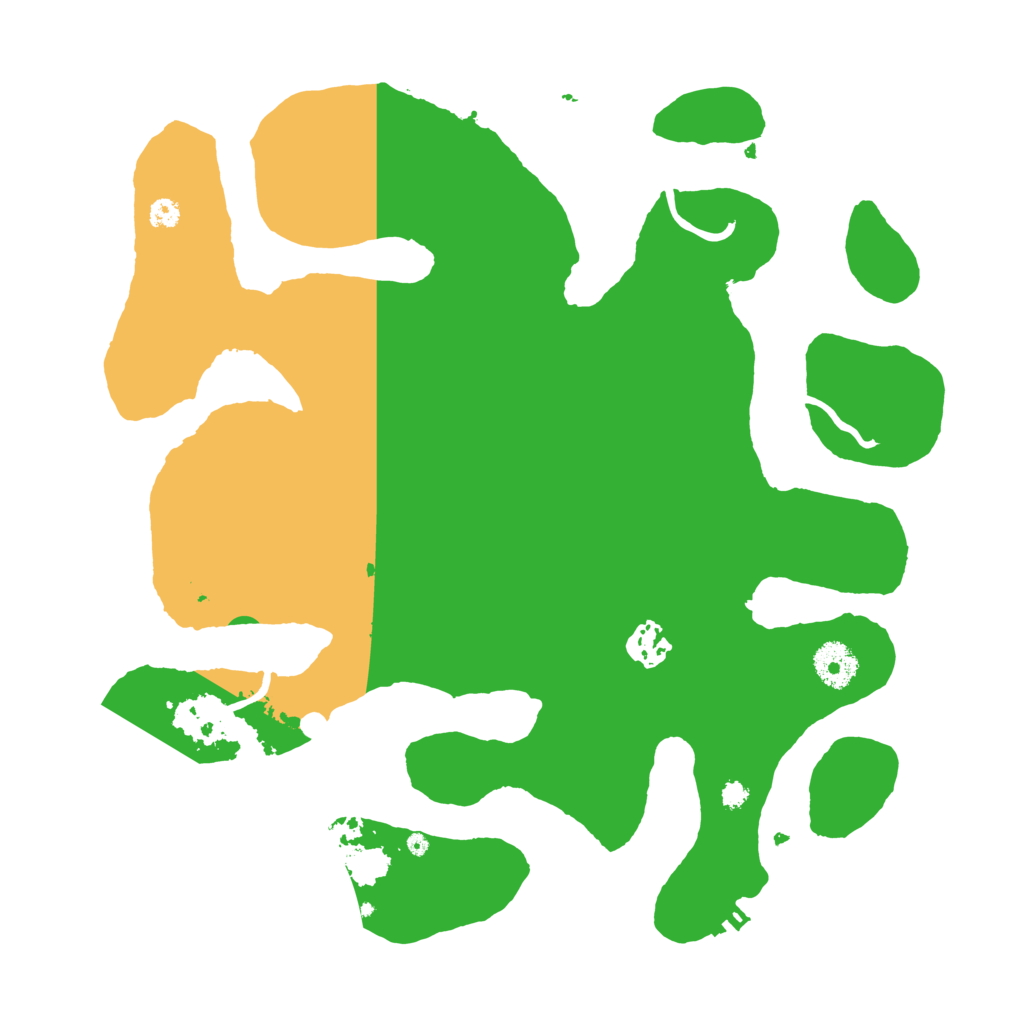 Biome Rust Map: Procedural Map, Size: 3500, Seed: 131341355