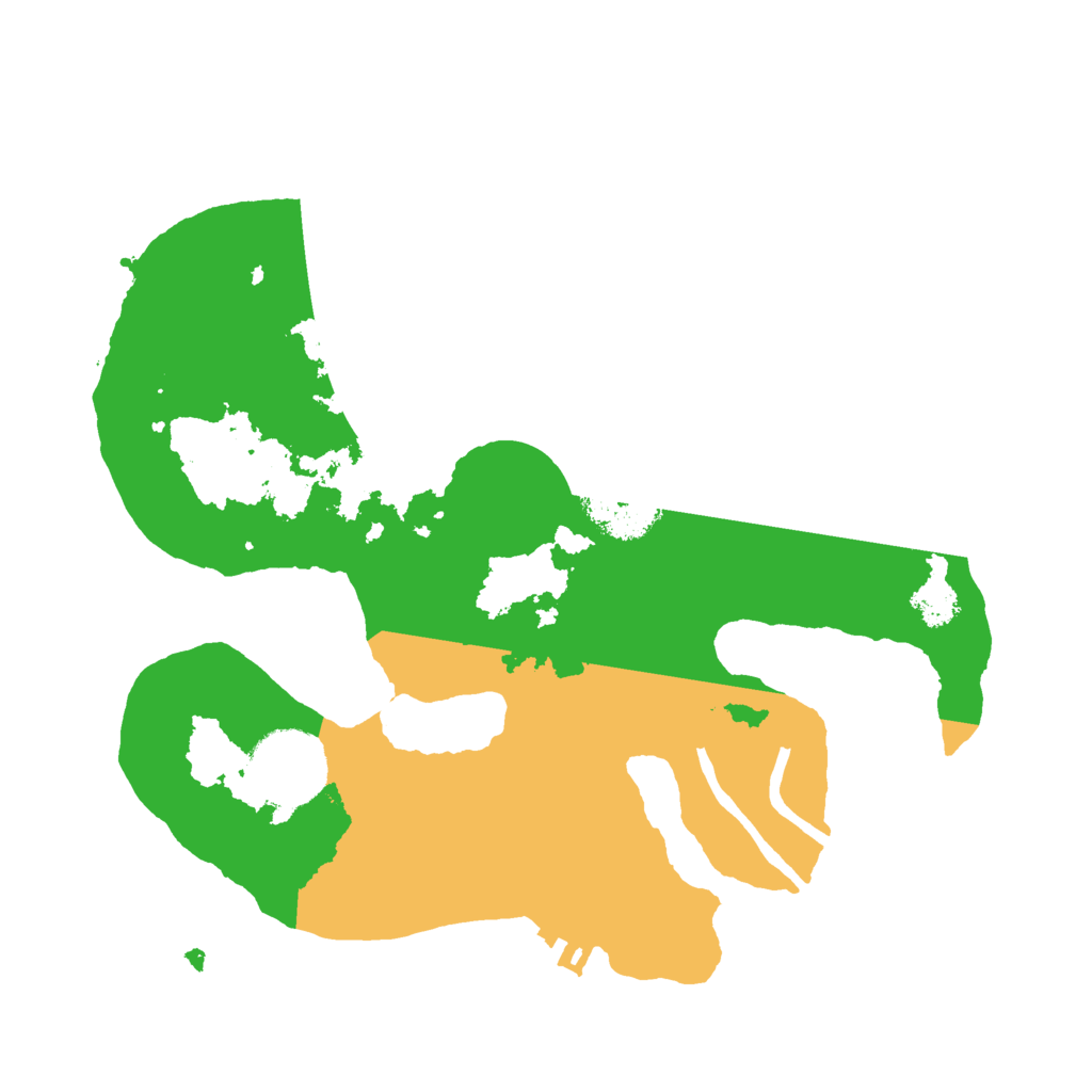 Biome Rust Map: Procedural Map, Size: 2500, Seed: 181538214