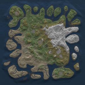 Thumbnail Rust Map: Procedural Map, Size: 4799, Seed: 1337, 21 Monuments
