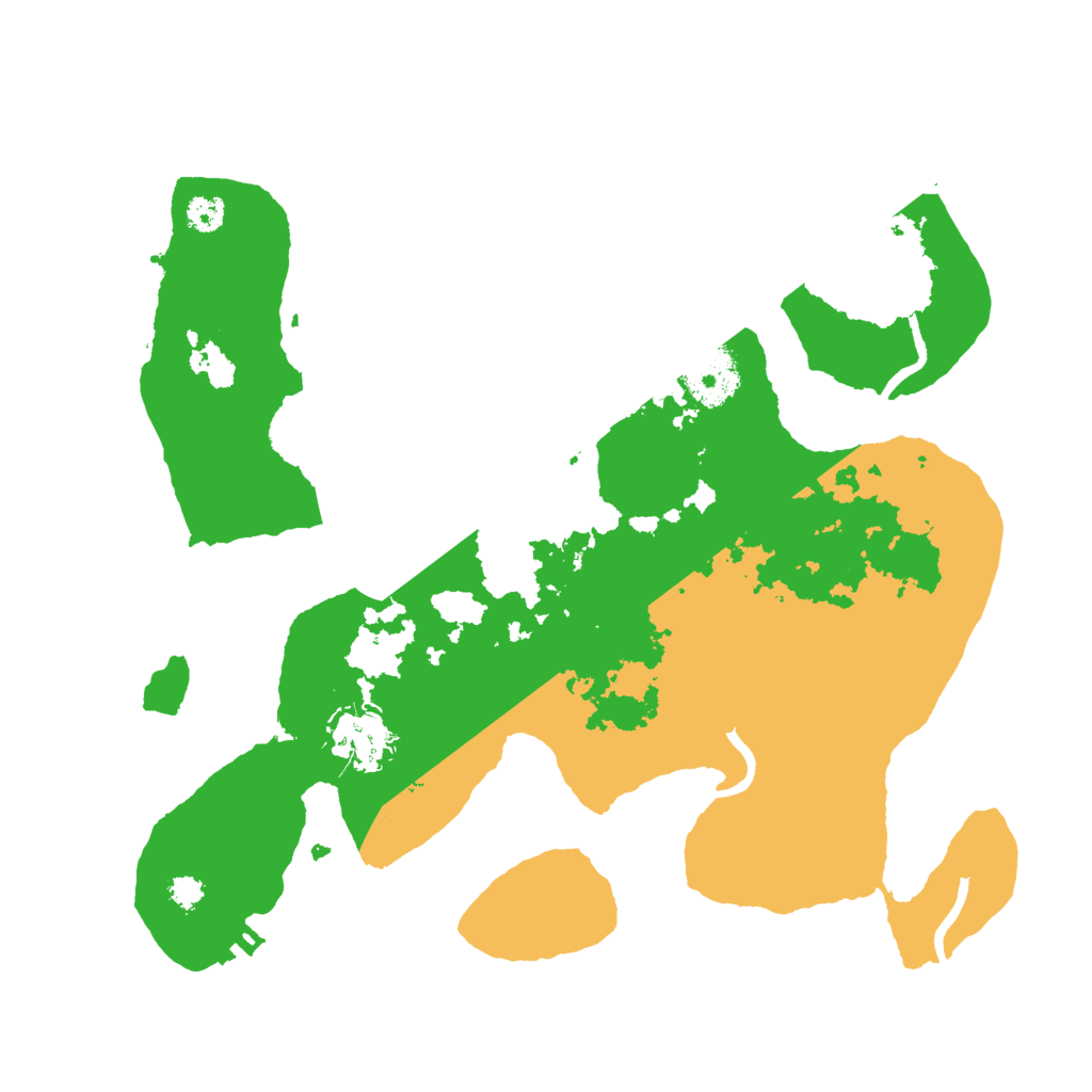 Biome Rust Map: Procedural Map, Size: 3000, Seed: 145361796
