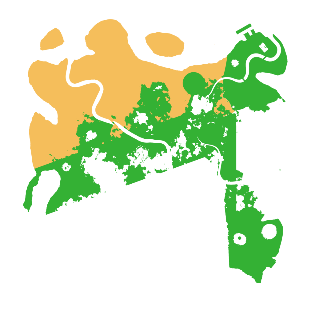 Biome Rust Map: Procedural Map, Size: 3800, Seed: 8432346