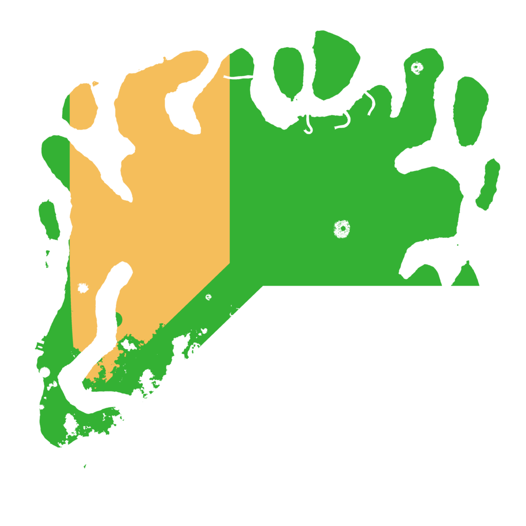 Biome Rust Map: Procedural Map, Size: 4500, Seed: 492674