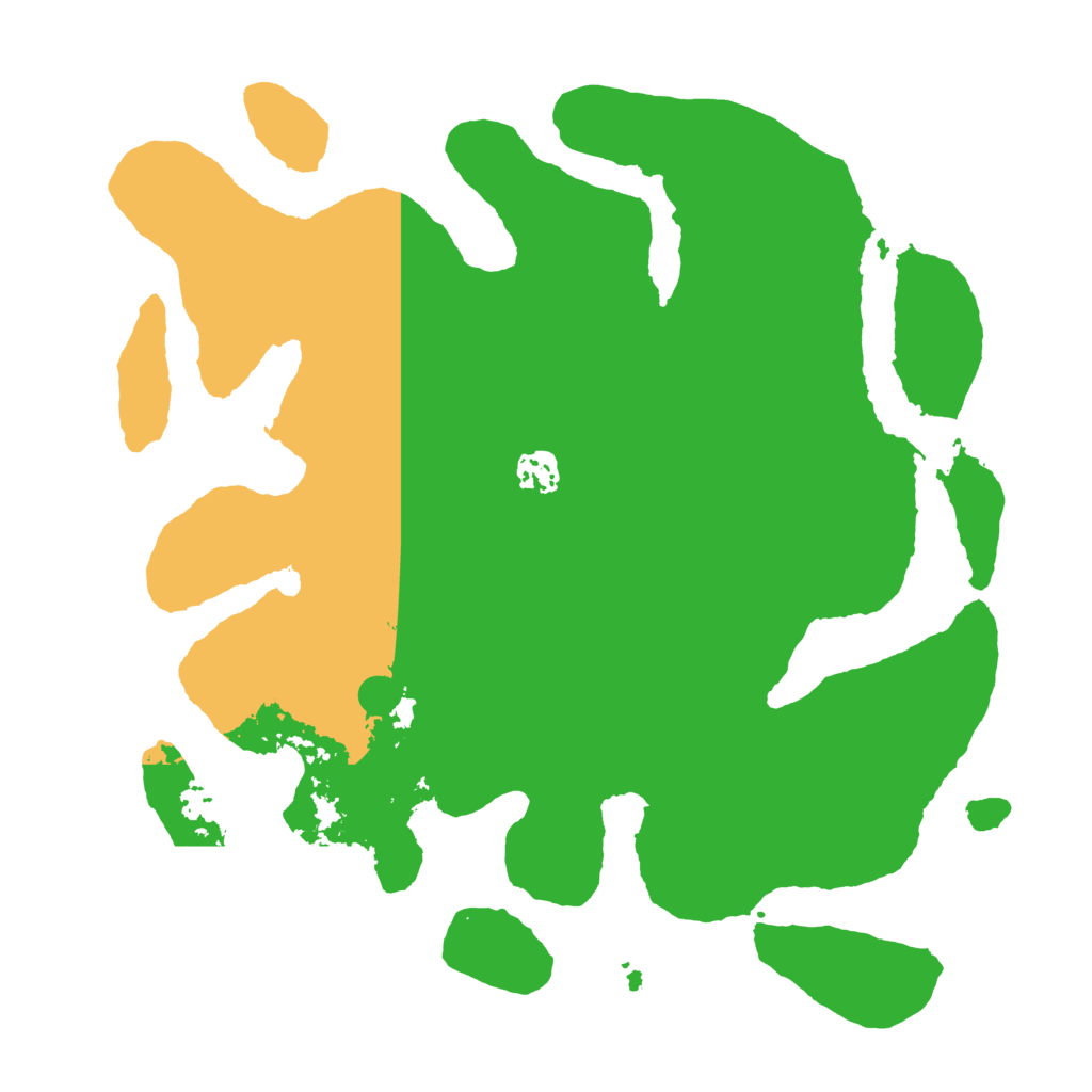 Biome Rust Map: Barren, Size: 3700, Seed: 2028340241